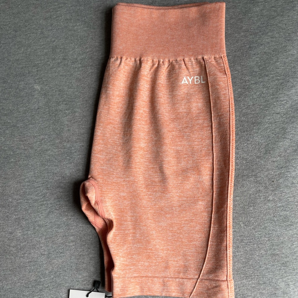 Motion seamless cycling shorts - peach marl